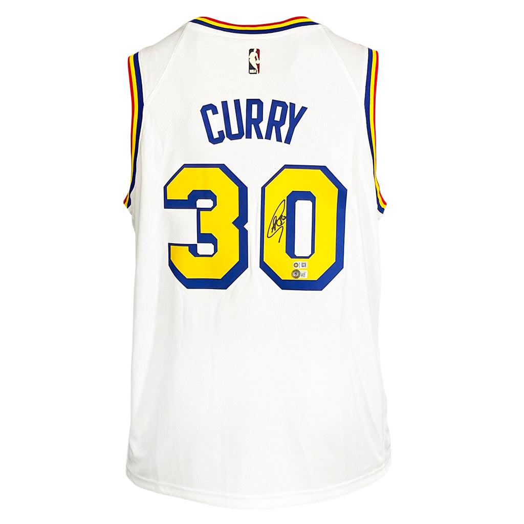 Stephen Curry Autographed Warriors 75th Anniversary Nike Swingman Jersey  Beckett