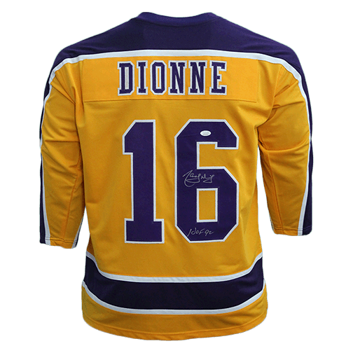 Marcel Dionne Los Angeles Autographed Pro Style Hockey Jersey
