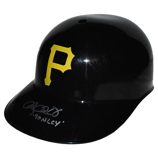 Doug Drabek Signed 90 NL CY Inscription Pittsburgh Pirates Souvenir MLB Baseball Batting Helmet (JSA) - RSA