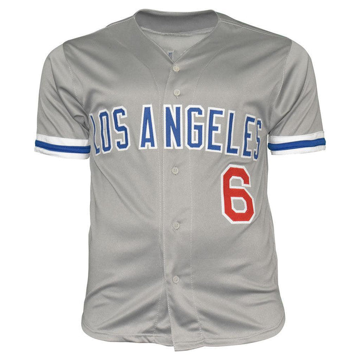 Steve Garvey Signed Los Angeles Grey Baseball Jersey (Beckett) - RSA