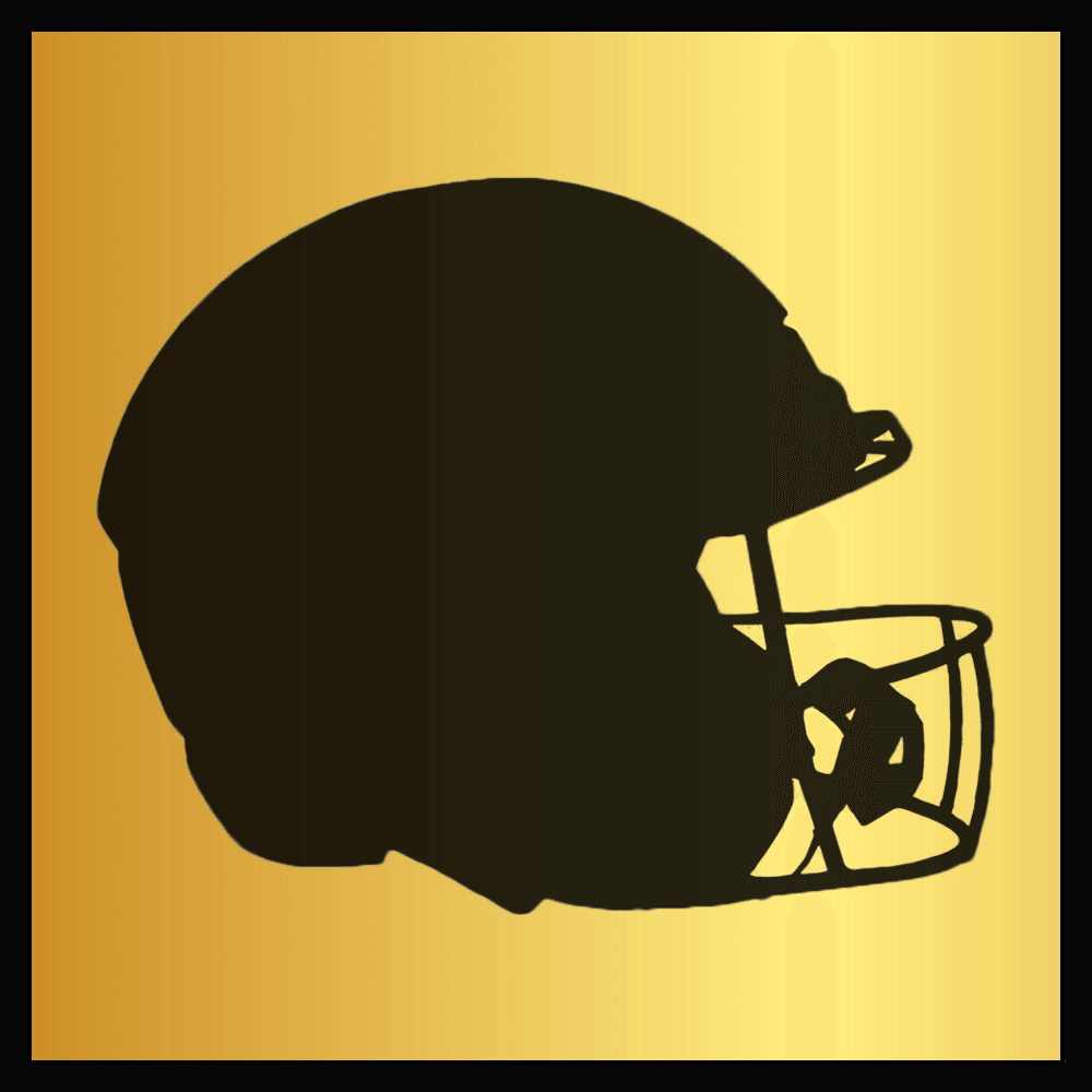 24 glitter helmet jersey football pick black & gold NFL Hits Signed Full-Size Football Helmet Gold Mystery Box