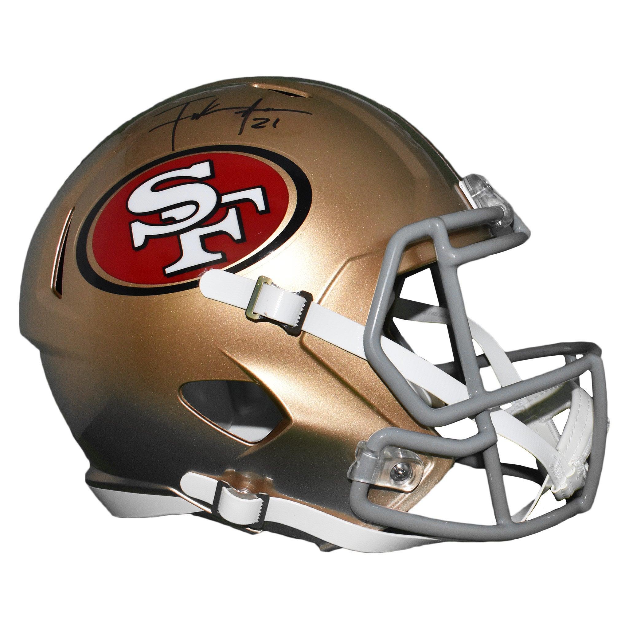 Frank Gore - 808 Sports Customz  49ers football, Football helmets