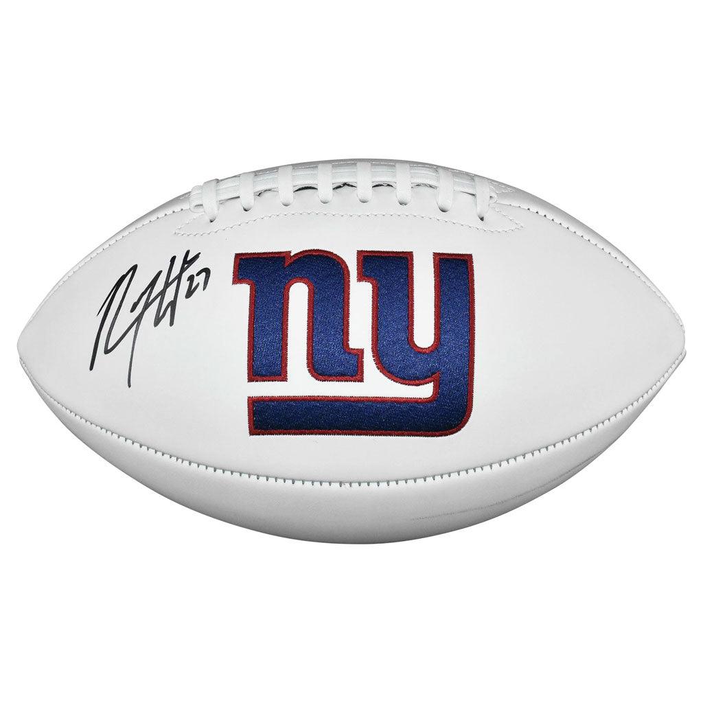 Rodney Hampton Signed New York Giants Official NFL Team Logo Football — RSA, image size:1024x1024