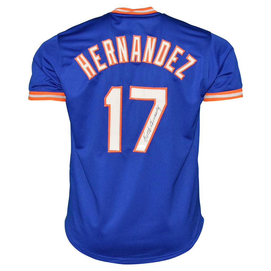 Keith Hernandez Signed New York Blue Baseball Jersey (JSA) — RSA
