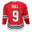 Bobby Hull Autographed Red Pro Style Hockey Jersey (JSA) with HOF Inscription - RSA