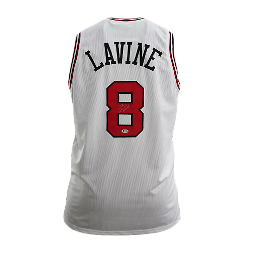 Zach LaVine Signed Chicago Pro Edition Basketball Jersey White