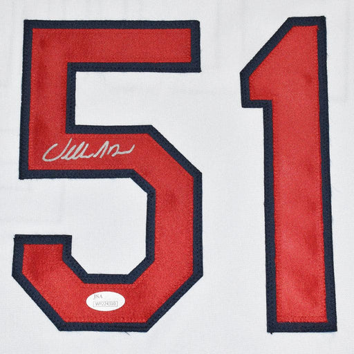 Willie McGee Signed St. Louis White Baseball Jersey (JSA) - RSA