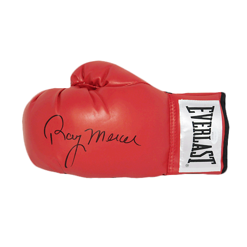 Ray Mercer Autographed Red Boxing Glove (JSA) - RSA