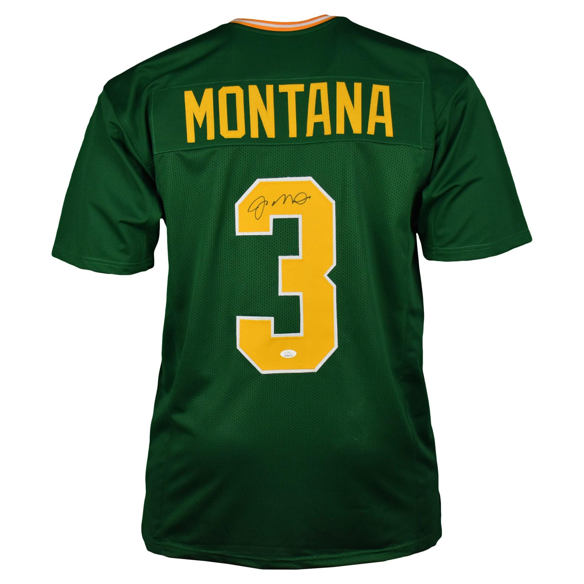 Joe Montana Signed Notre Dame College White Football Jersey (JSA) — RSA