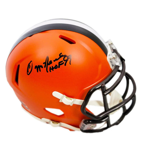 Ozzie Newsome Signed Cleveland Browns Speed Mini Replica Football Helmet (JSA) - RSA
