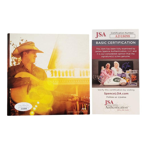 Jon Pardi Signed California Sunrise CD Booklet (JSA) - RSA