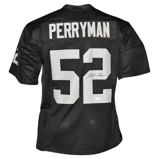 Denzel Perryman Signed Las Vegas Black Football Jersey (JSA) - RSA