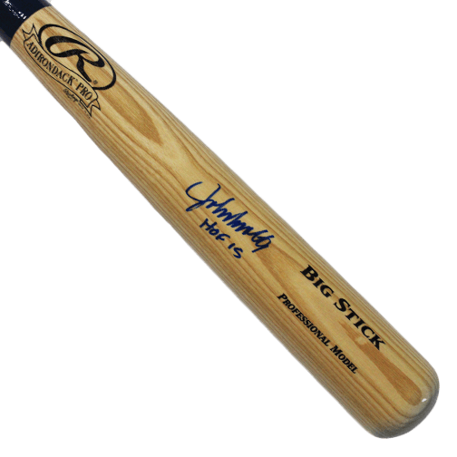 John Smoltz Autographed Full Size Rawlings Baseball Bat (JSA) — RSA