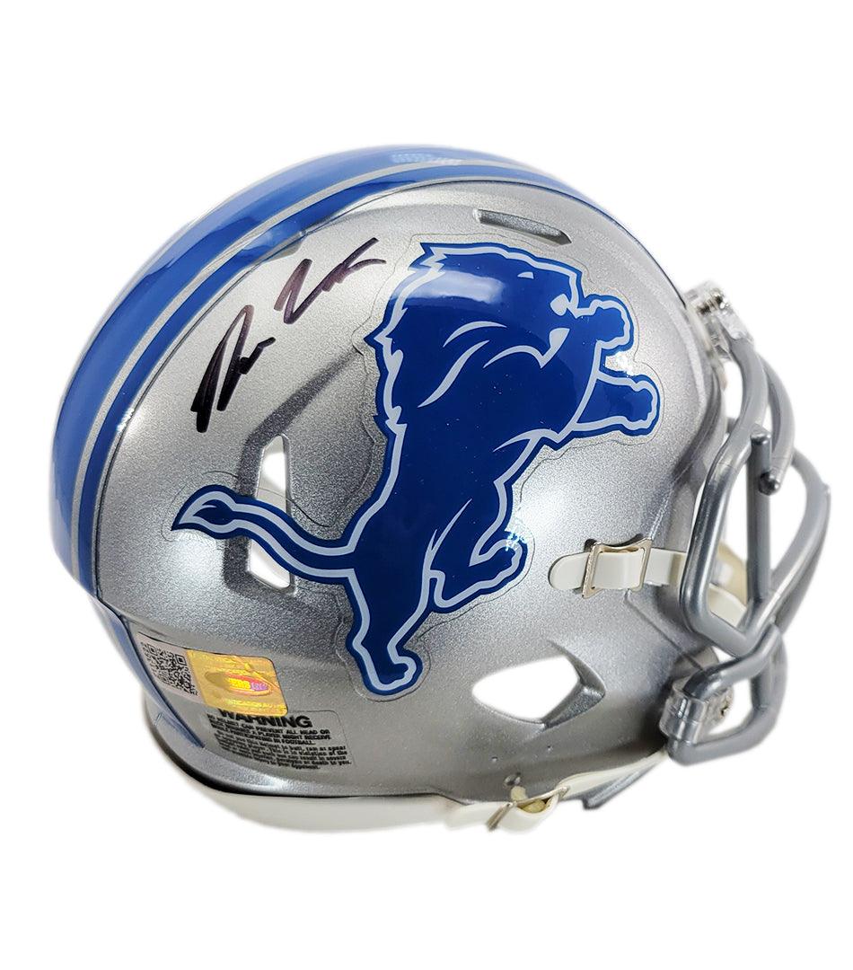Brock Wright Signed Detroit Lions Speed Mini Football Helmet (JSA