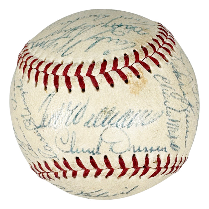 1956 American League All Stars Team Signed Rawlings Official Major League Baseball (JSA)