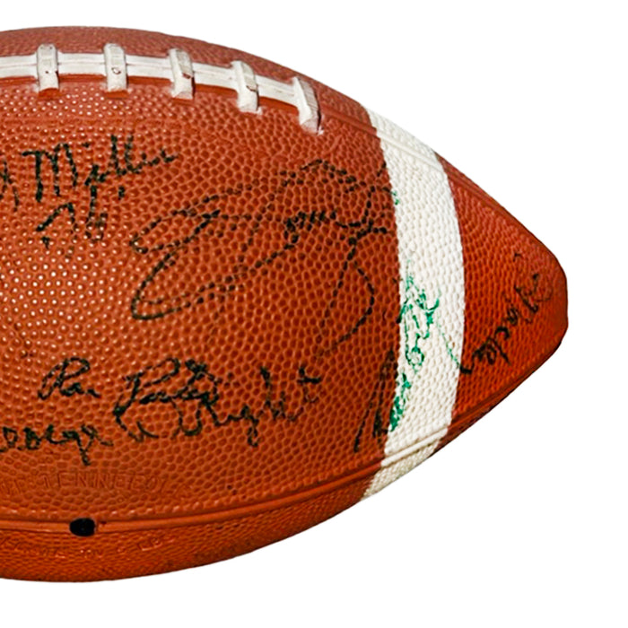 1969 Colts Signed 20 Signature Inscription Football (JSA)