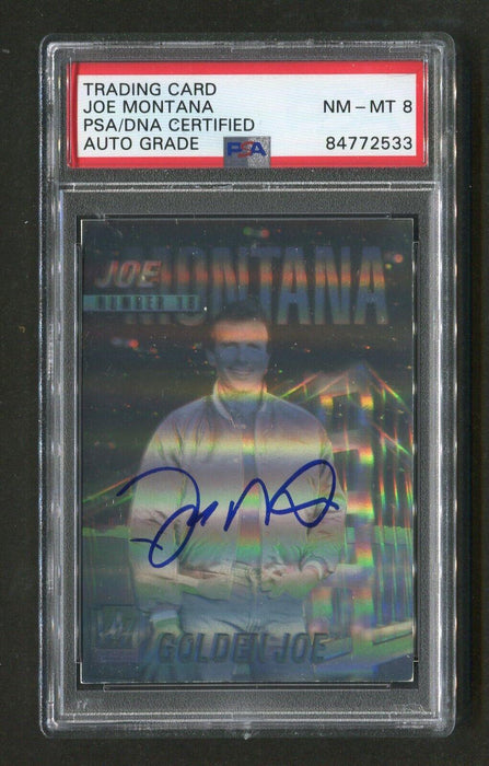 1991 Joe Montana PSA/DNA Authentic Autograph Arena Hologram Signed Football Card - RSA