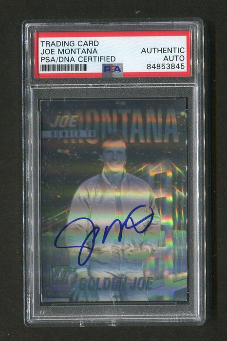 1991 Joe Montana PSA/DNA Authentic Autograph Arena Hologram Signed Football Card - RSA