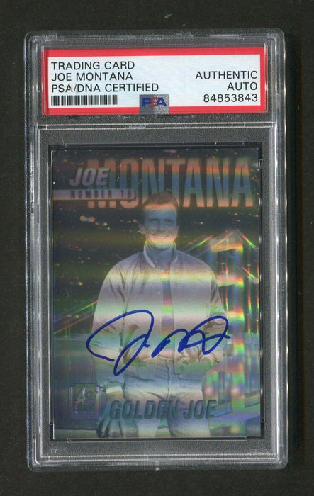 1991 Joe Montana PSA/DNA Authentic Autograph Arena Hologram Signed Football Card - RSA