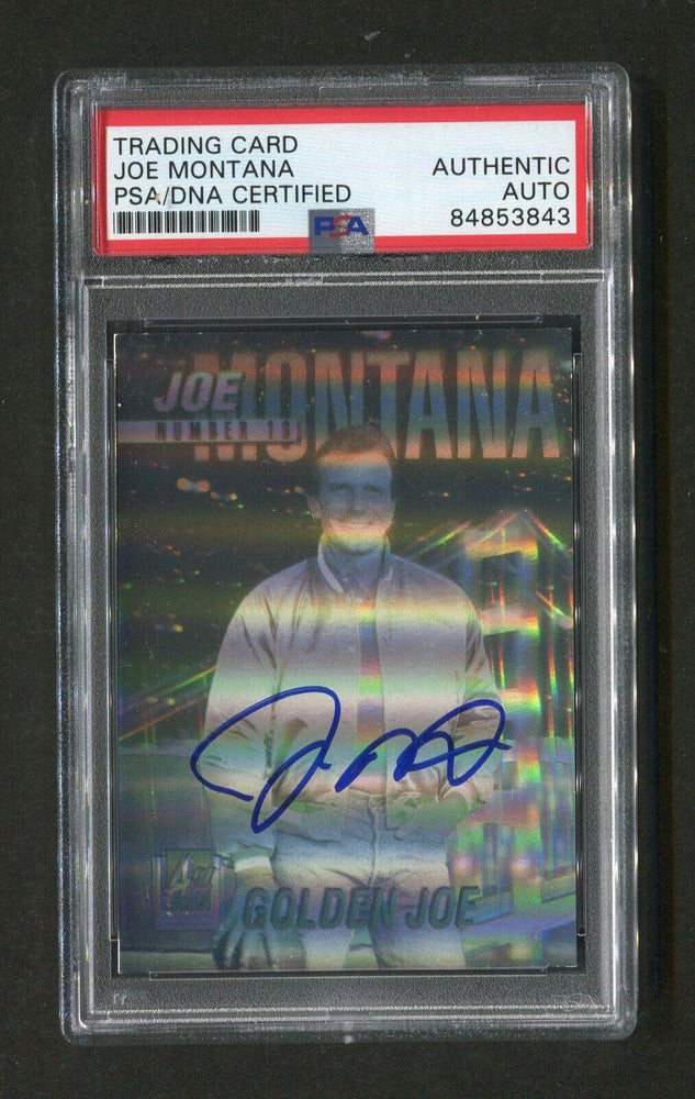 1991 Joe Montana PSA/DNA Authentic Autograph Arena Hologram Signed Football Card - RSA