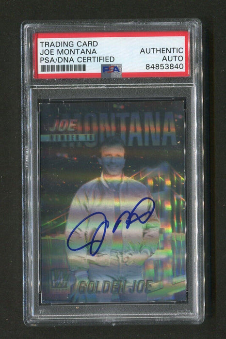 1991 Joe Montana PSA/DNA Authentic Autograph Arena Hologram Signed Football Card - RSA
