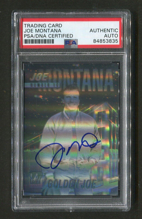 1991 Joe Montana PSA/DNA Authentic Autograph Arena Hologram Signed Football Card - RSA