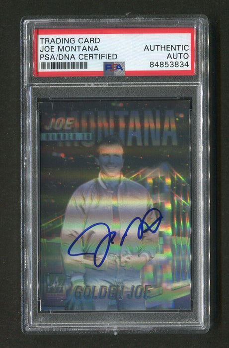 1991 Joe Montana PSA/DNA Authentic Autograph Arena Hologram Signed Football Card - RSA