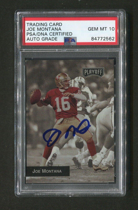 1993 Joe Montana PSA/DNA Authentic Autograph Playoff Signed
