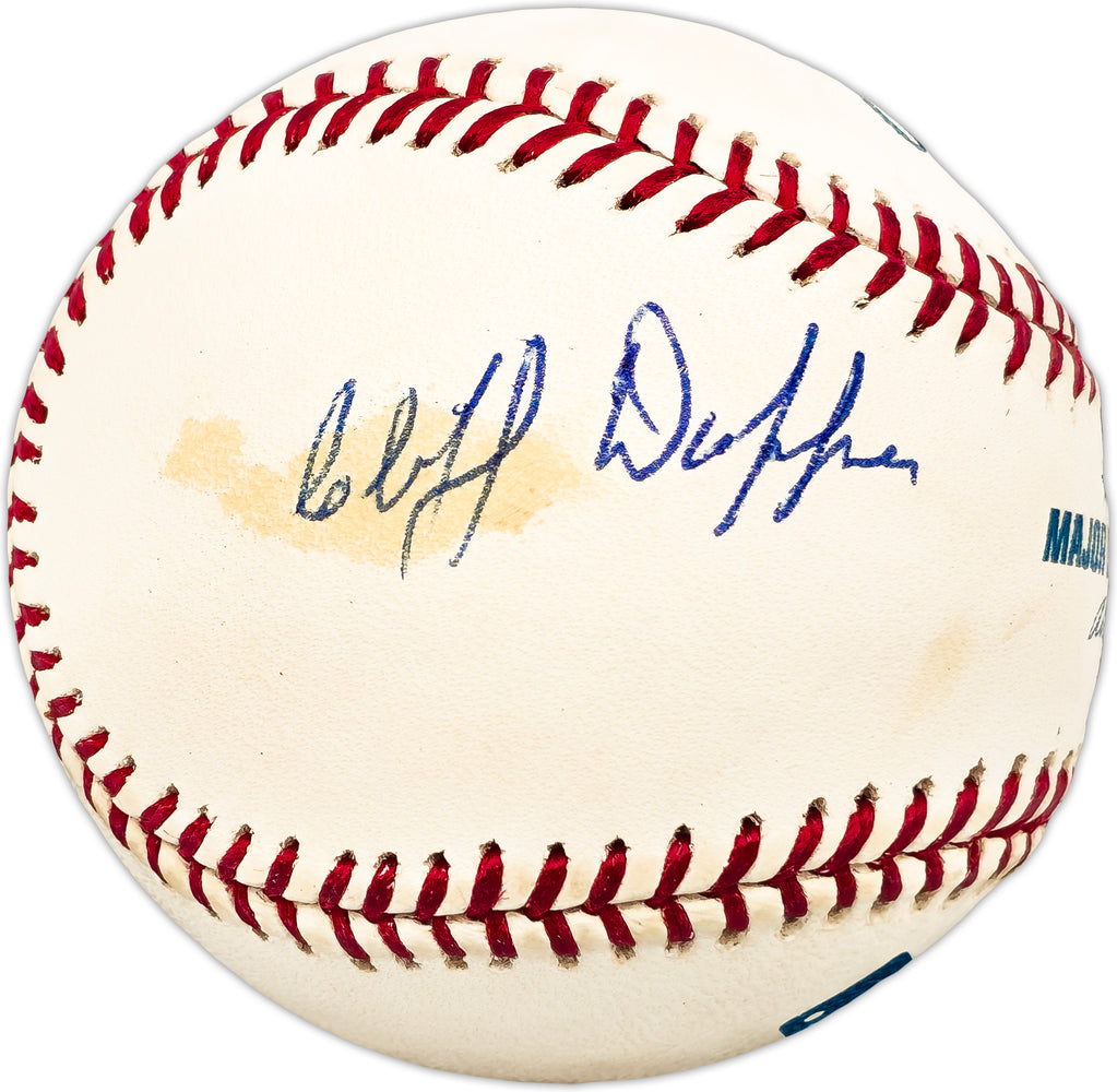 Cliff Dapper Autographed Official MLB Baseball Brooklyn Dodgers