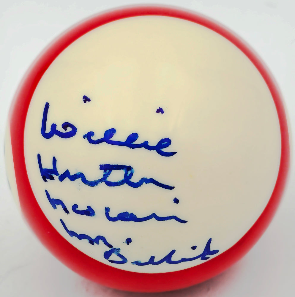 Willie "Hustler" Mosconi Autographed Billiards Pool Ball #11 "Mr. Billiards" JSA #AP63458