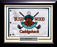 Chevy Chase Autographed White Framed Caddyshack Golf Pin Flag Beckett BAS QR