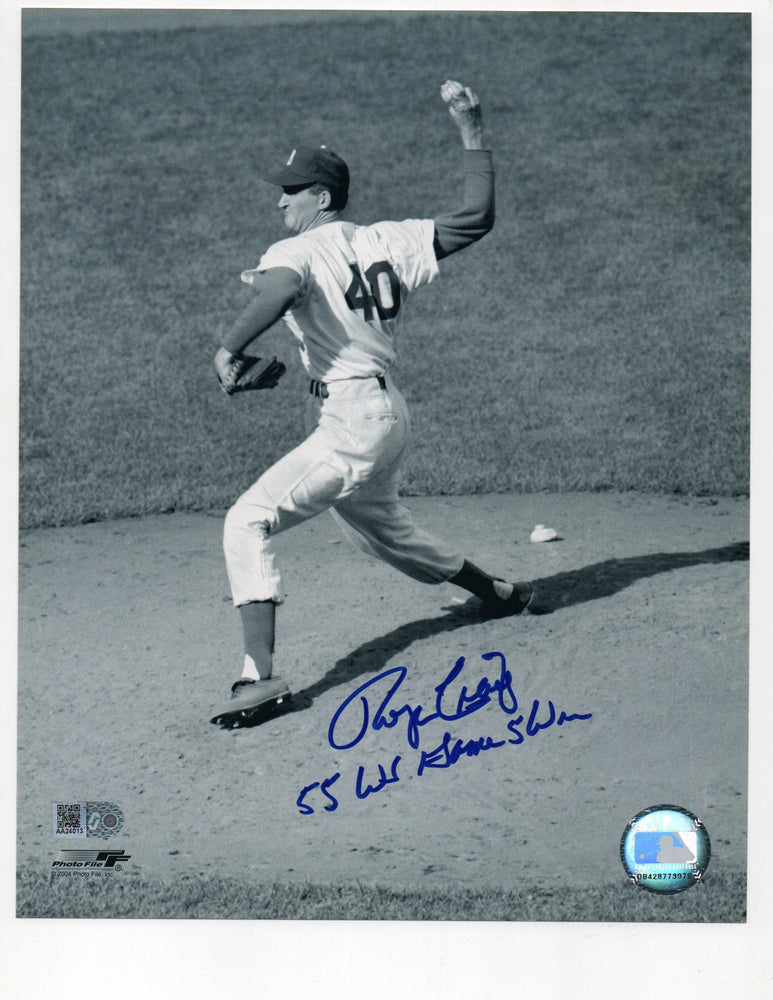Roger Craig Signed 55 WS Game 5 Win Inscription 8x10 Photo (AIV AA24013)