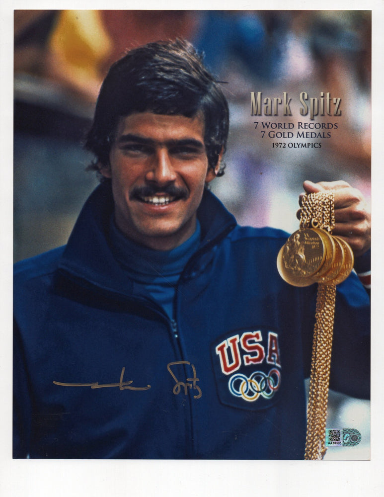 Mark Spitz Signed 8x10 Photo (AIV AA18305)