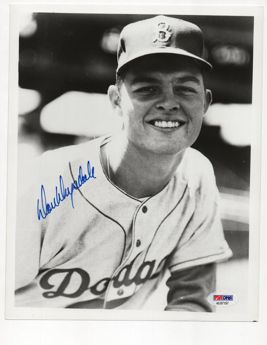 Don Drysdale Signed 8x10 Photo (PSA AE87197)