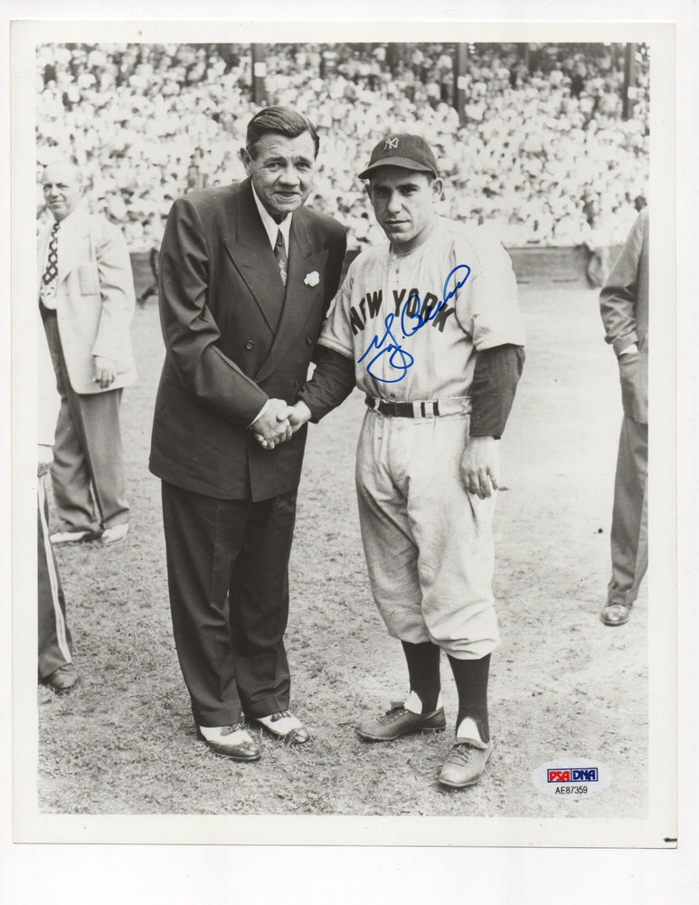 Yogi Berra Signed 8x10 Photo (PSA AE87359)