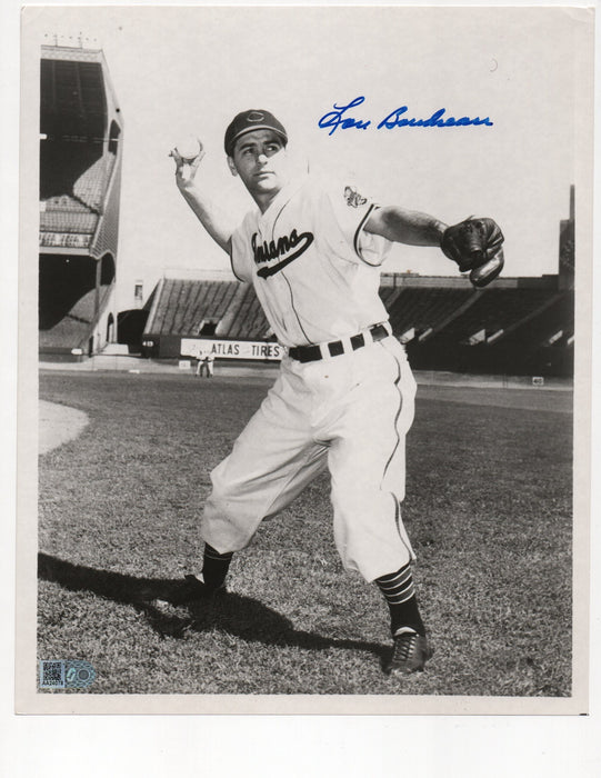 Lou Boudreau Signed 8x10 Photo (AIV AA24078)