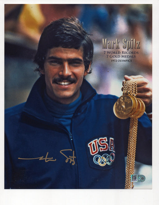 Mark Spitz Signed 8x10 Photo (AIV AA24131)