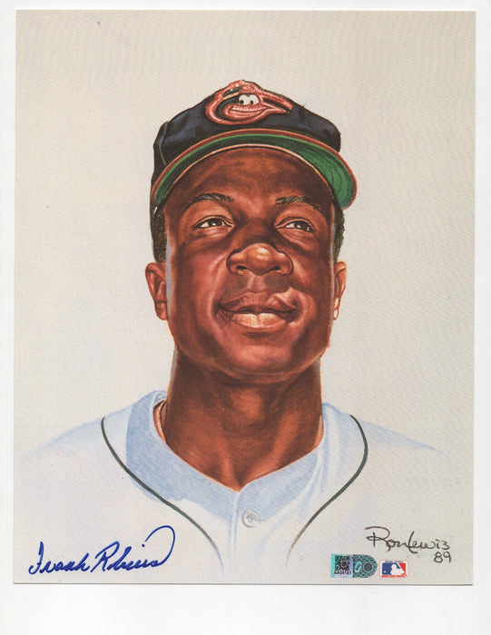 Frank Robinson Signed Living Legends #4963 of 5000 8x10 Photo (AIV AA24141)
