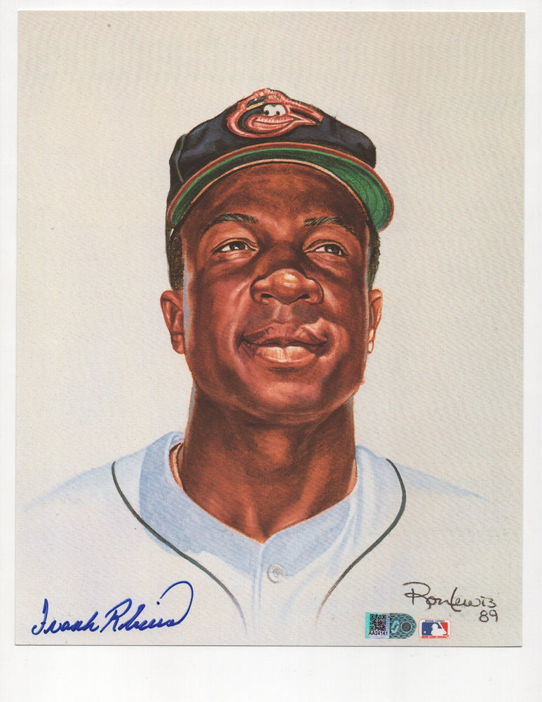 Frank Robinson Signed Living Legends #4963 of 5000 8x10 Photo (AIV AA24141)