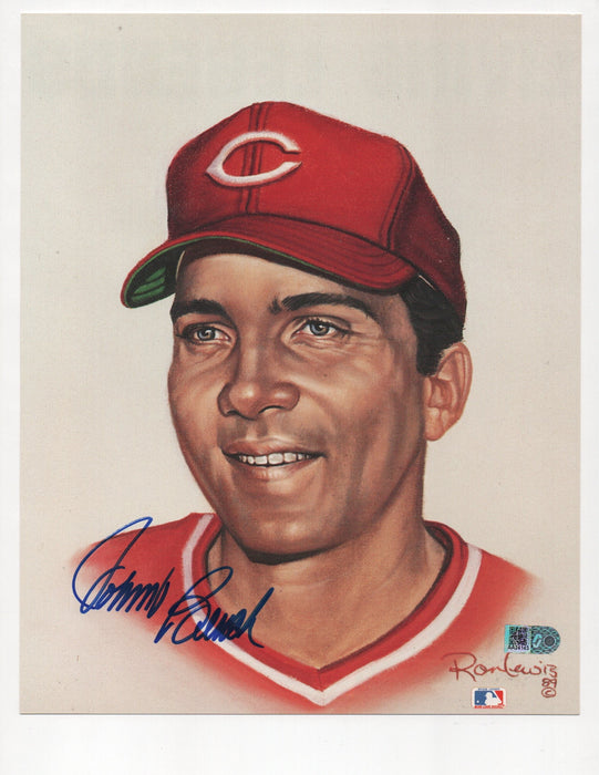 Johnny Bench Signed Living Legends #4977 of 5000 8x10 Photo (AIV AA24143)