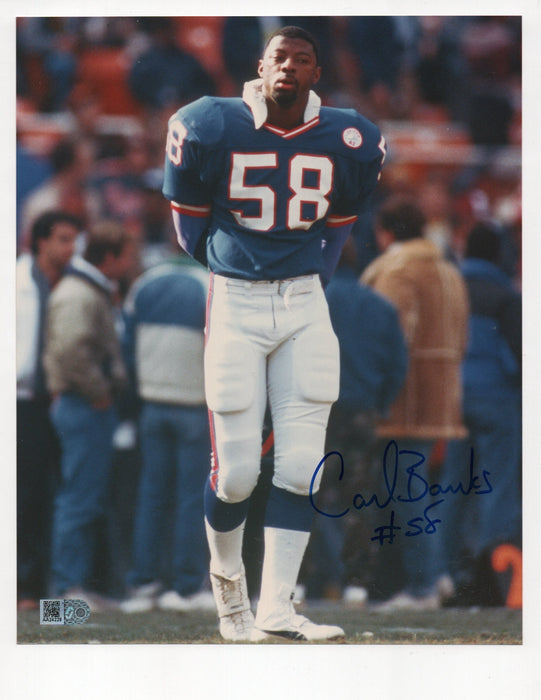 Carl Banks Signed 8x10 Photo (AIV AA24228)