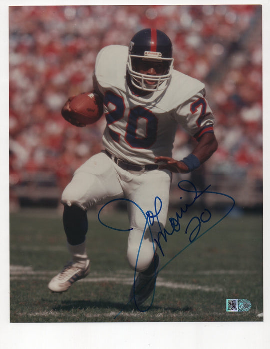 Joe Morris Signed Signature 8x10 Photo (AIV AA24232)