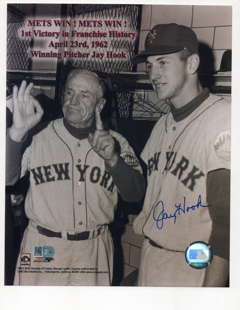 Jay Hook Signed 8x10 Photo (AIV AA24289)