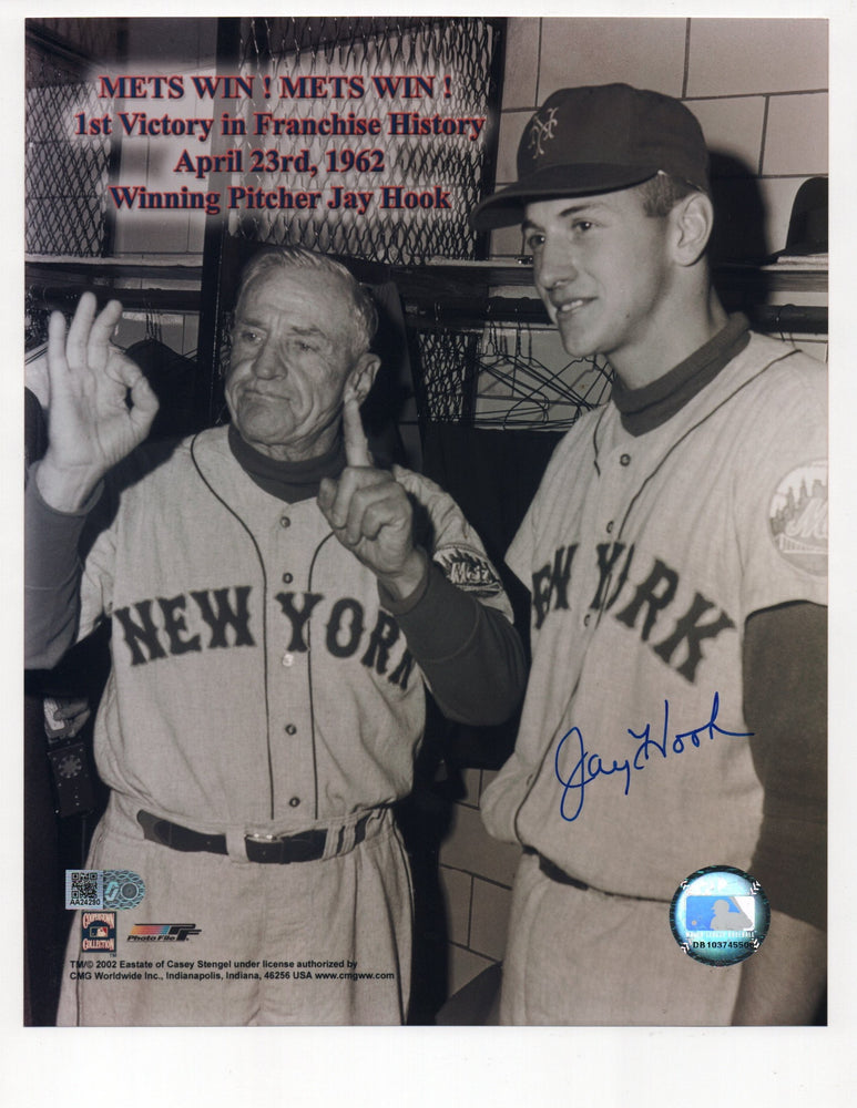 Jay Hook Signed 8x10 Photo (AIV AA24290)
