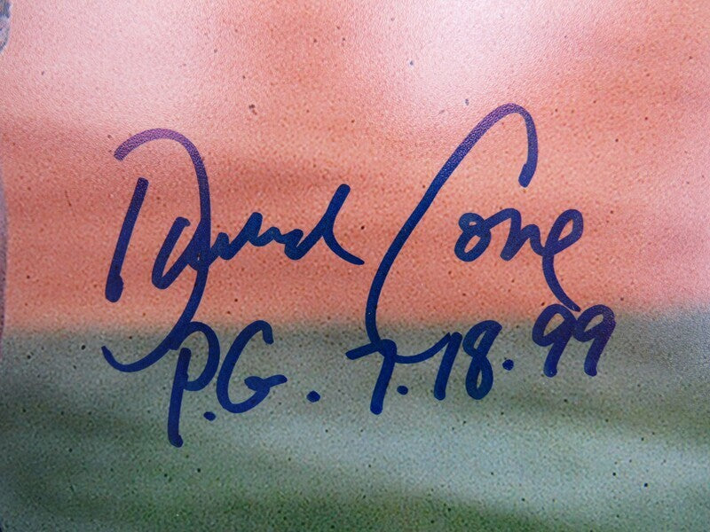David Cone Joe Girardi Signed 11x14 Perfect Game Photo w/ Insc JSA Witness COA