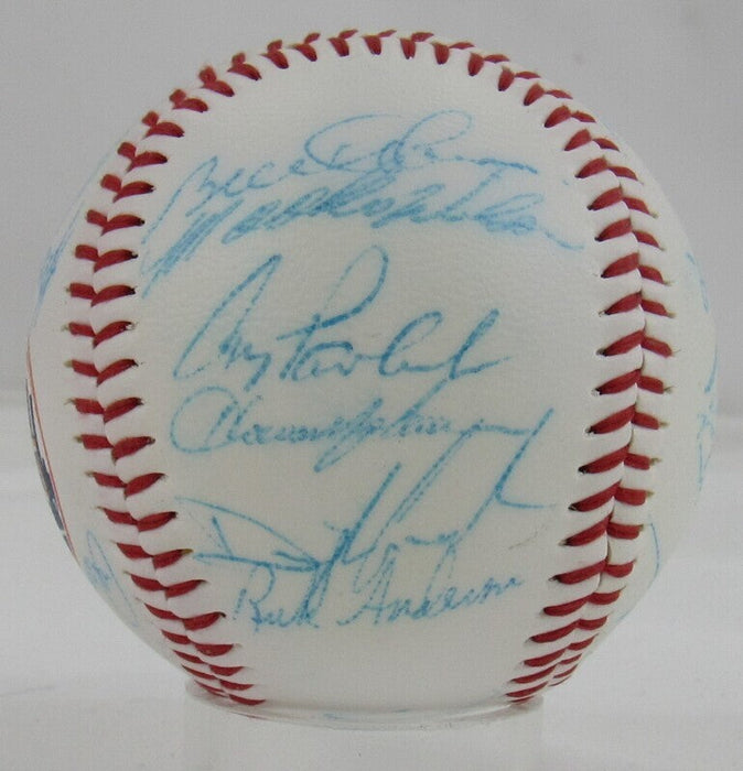 1986 Mets Team Signed Baseball Gary Carter Randy Myers +23 JSA XX38961
