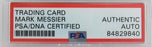 Mark Messier Signed Encapsulated O-Pee-Chee Card #118 PSA/DNA - RSA