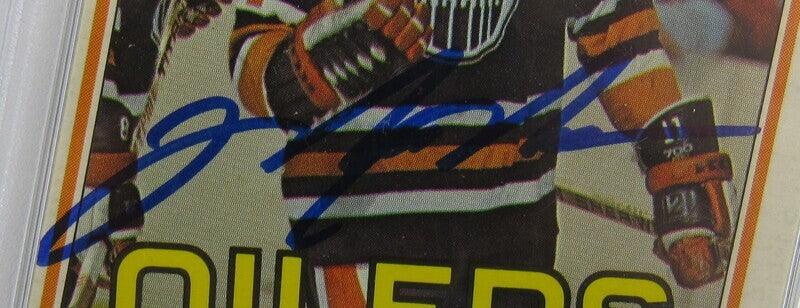 Mark Messier Signed Encapsulated O-Pee-Chee Card #118 PSA/DNA - RSA