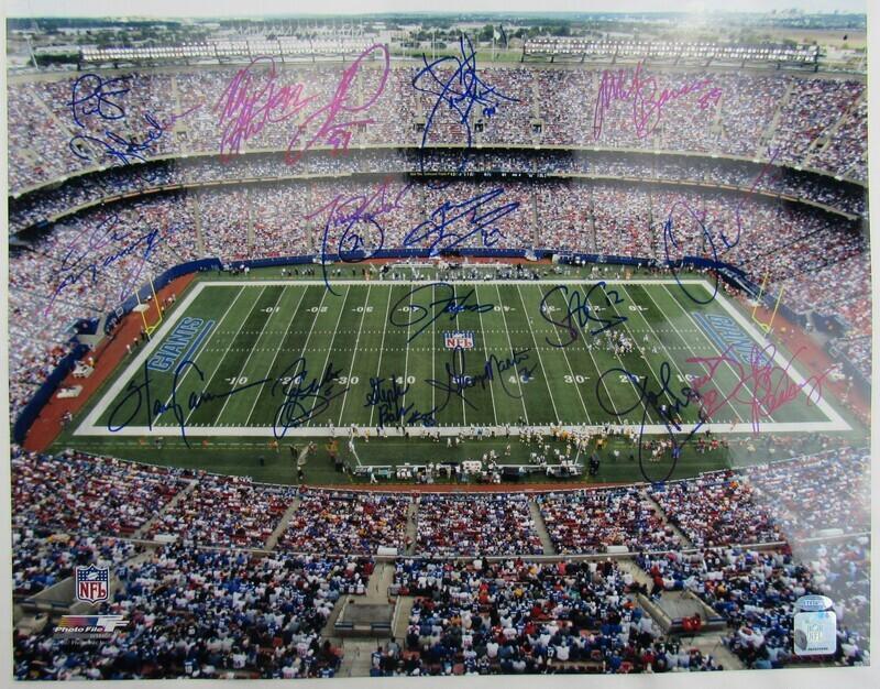 Giants Legends Signed 16x20 Photo Steiner COA - RSA