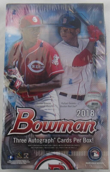 2018 Topps Bowman Baseball Cards Factory Sealed Wax Box MLB Holo II - RSA